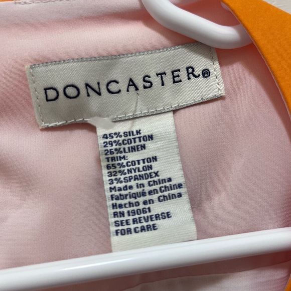 Don Caster Silk, Cotton, & Linen Shift Dress Size 12 - Picture 8 of 8